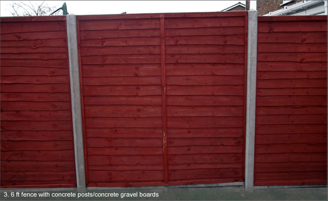 3. 6ft Fence